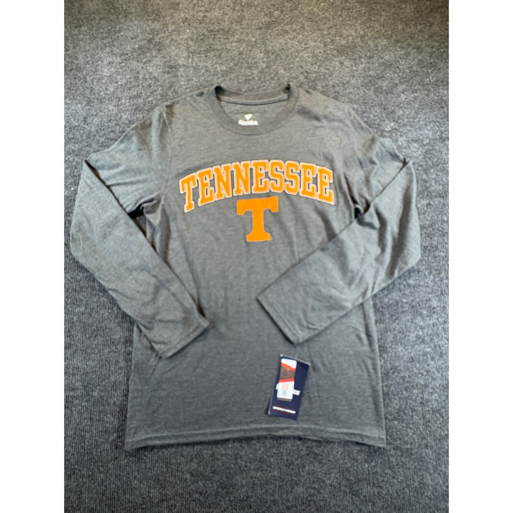 Fanatics Tennessee Volunteers Long Sleeve T-Shirt Gray Mens Small NWT NCAA